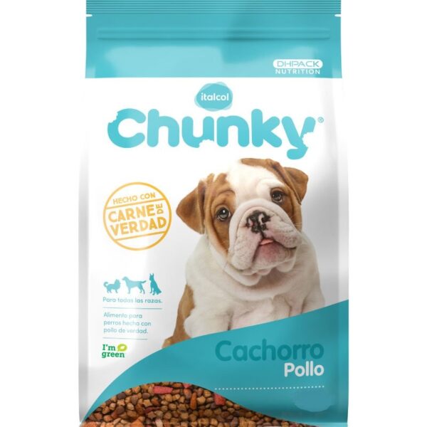 chunky pollo cachorro