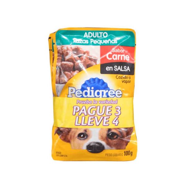 sobre pedigree pague 3 lleve 4