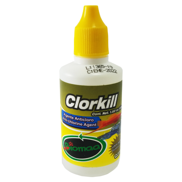 Anticloro para peceras