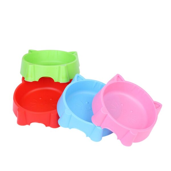 Comedero cara gato plastico
