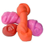 Juguete hueso macizo nudo