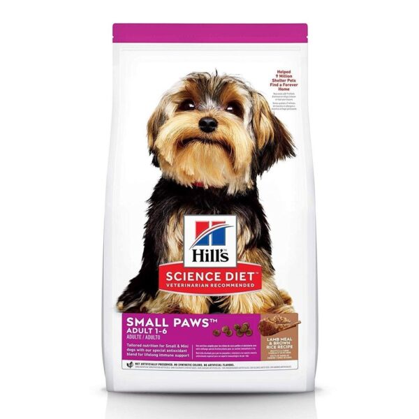 hills adulto small paws cordero