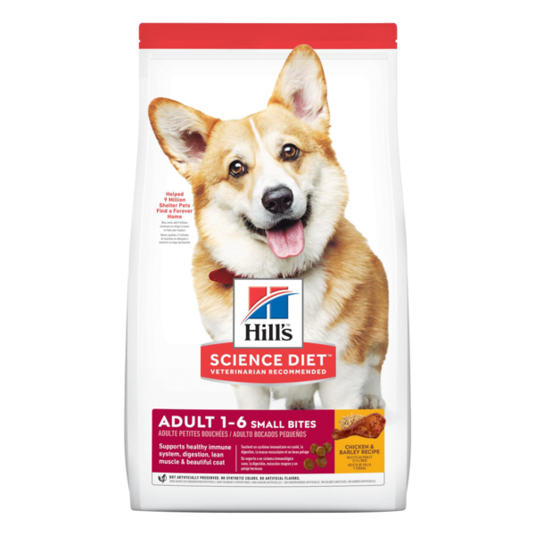 HILLS ADULTO 1 - 6 SMALL BITES X 4 LBS
