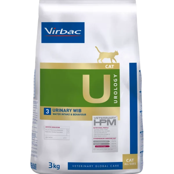 Virbac Cat Urology 3 Urinary WIB x 3 kg para gatos