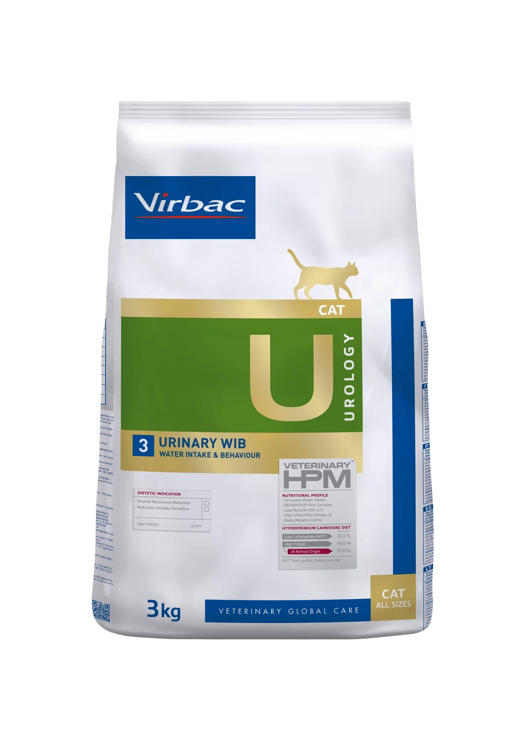 virbac-cat-urology-3-urinary-wib-3-kg Virbac Cat Urology 3 Urinary WIB x 3 kg para gatos