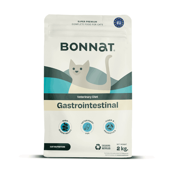 Bonnat Gato Gastrointestinal x 2 kg para gatos con sensibilidad digestiva
