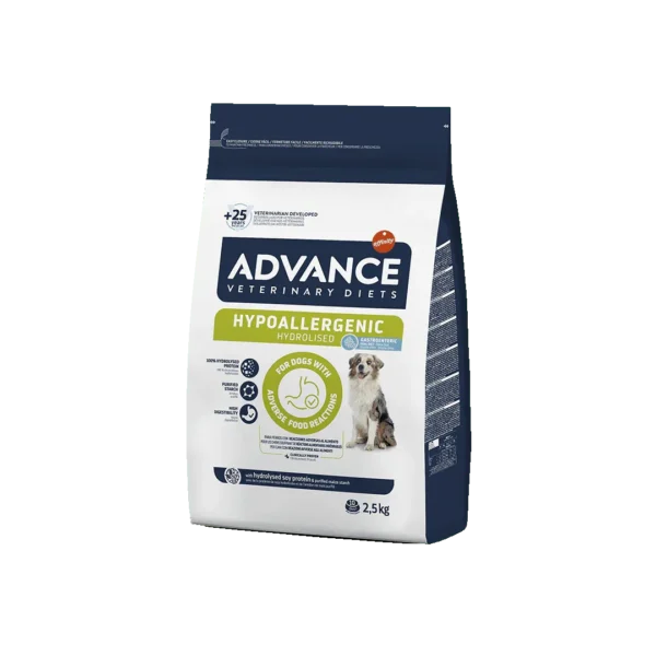 Advance Perro Hypoallergenic alimento veterinario para perros con alergias alimentarias