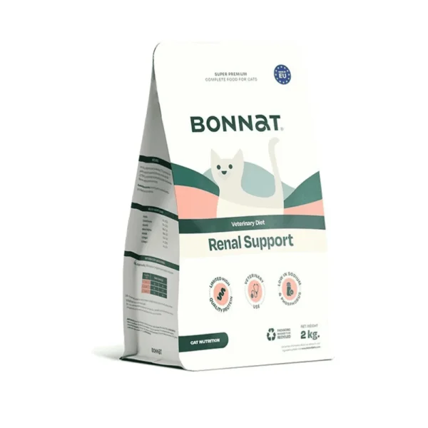 Bonnat Gato Renal x 2 kg para gatos adultos con enfermedad renal