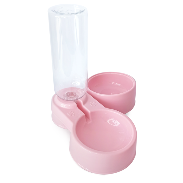 comedero doble con dispensador