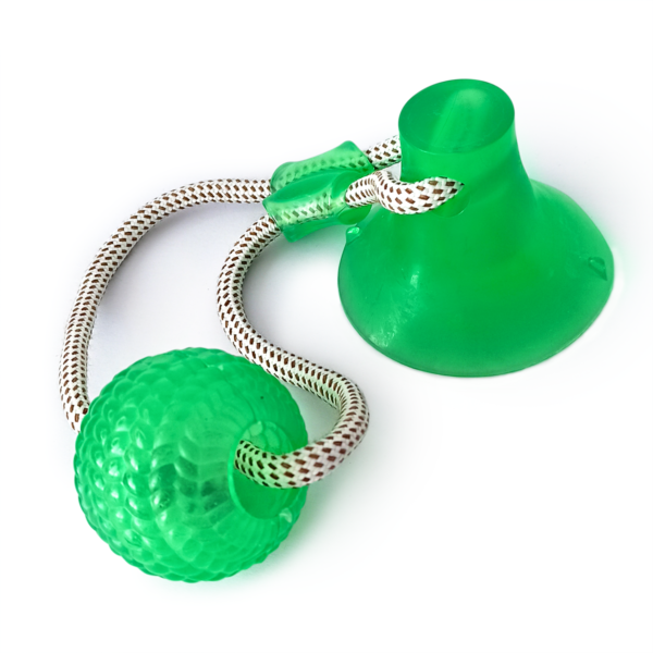 Pelota con cuerda para halar