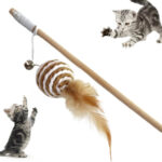 Vara para gatos cascabel