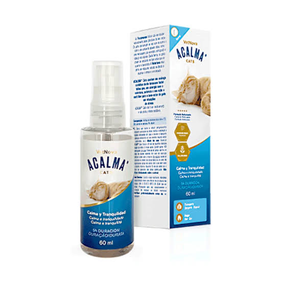 Acalma Spray para gatos x 60 ml con feromona facial felina